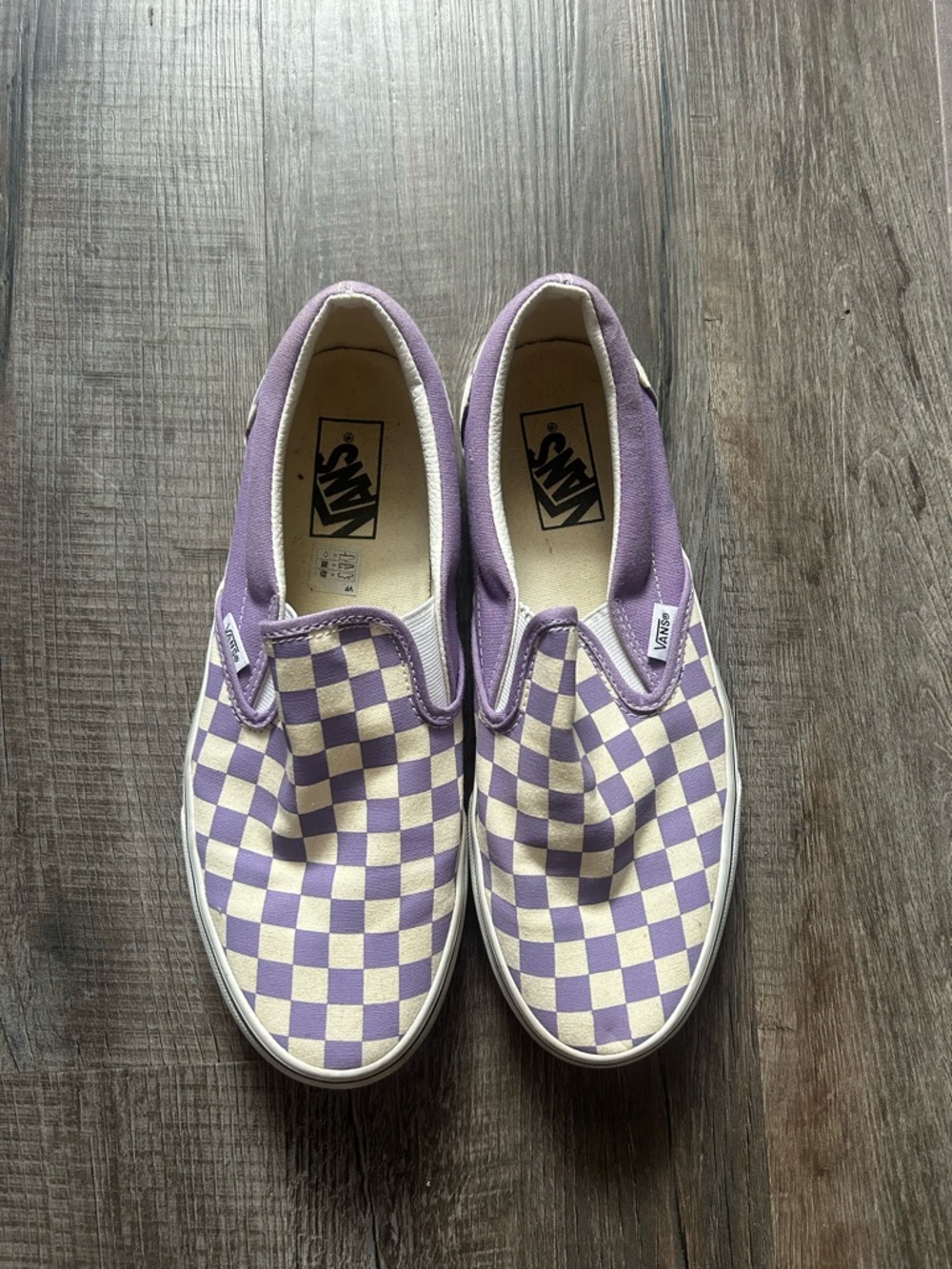 Van Classic Slip-On Checkerboard
Shoe Purple Women’s